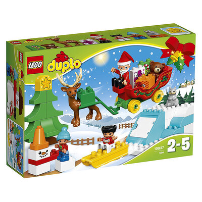 LEGO® DUPLO® kocke Santas Winter Holiday – Deda Mrazovi zimski praznici 45 delova 10837