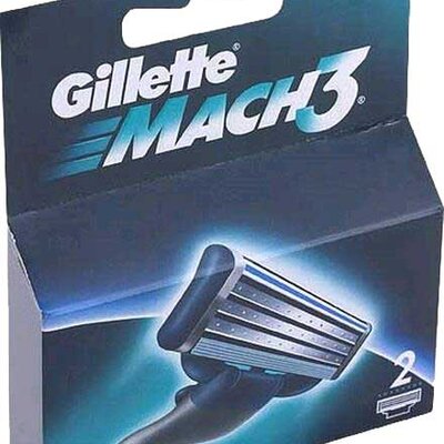 Gillette Mach3 Dve rezervne glave brijača 0501390