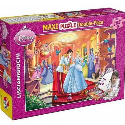 Lisciani Slagalica 108 Delova-Pepeljuga 2u1 Složi i Oboji 31713