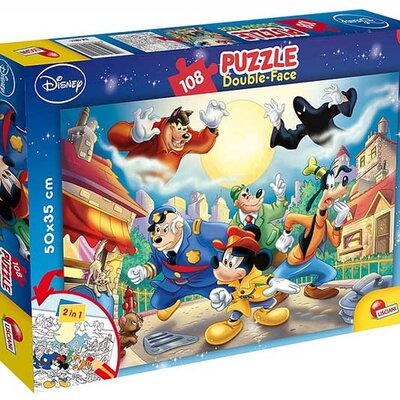 Lisciani Slagalica 108 Delova Miki Maus Detektiv Složi i Oboji 31688