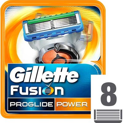 Gillette Fusion Proglide Power 8 rezervnih glava brijača 0501240