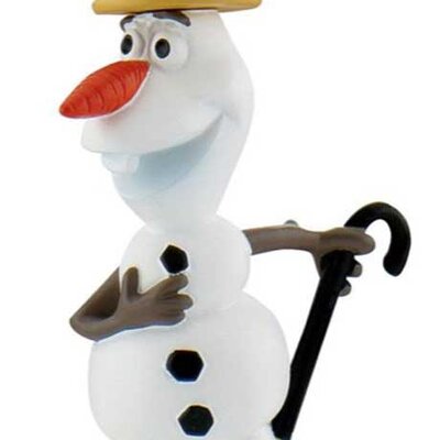 Bullyland Disney Figurica Zaleđeno Kraljevstvo Olaf Sa Šeširom 12969 C
