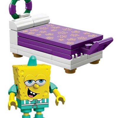 Mega Bloks Kocke Sunđer Bob u lansirnom krevetu 37145