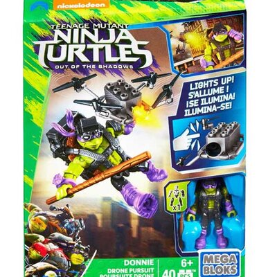 Mega Bloks Kocke TMNT Donnie Drone Pursuit 36677