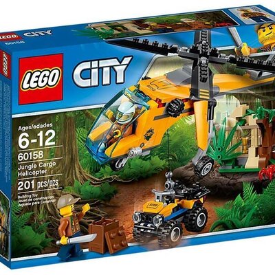 LEGO® City kocke Jungle Cargo Helicopter - Džungla: Teretni helikopter 201 deo 60158