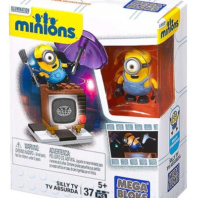 Mega Bloks Kocke Minions Silly TV 37142