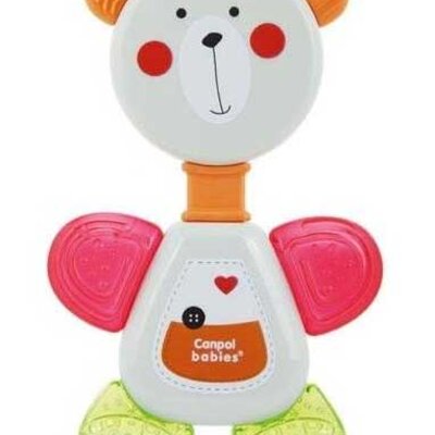 Canpol Zvečka-Glodalica Za Bebe Meda 56/139 bela