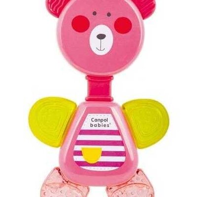 Canpol Zvečka-Glodalica Za Bebe Meda 56/139 pink