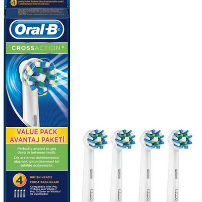 Oral-B rezervni nastavci za električnu četkicu za zube 4kom. Cross Action 500285