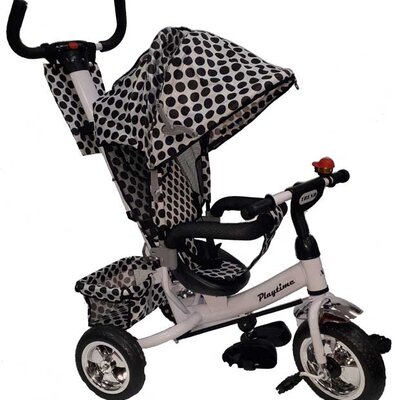 Tricikl Guralica Playtime 407 crno-beli