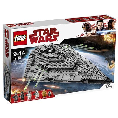 LEGO® STAR WARS™ kocke First Order Star Destroyer - Zvezdani uništitelj Prvog reda 1416 delova 75190