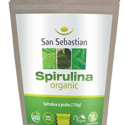 San Sebastian Spirulina 150g Organic Prah