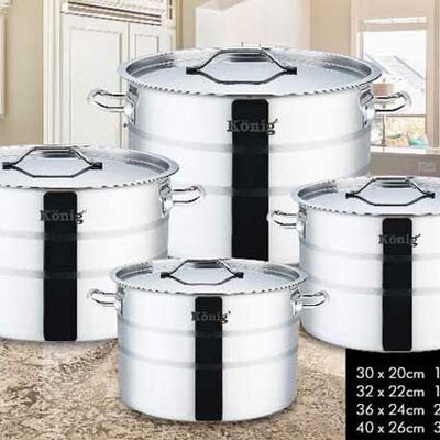 Konig 4 Šerpe Sa Poklopcima KO-4S