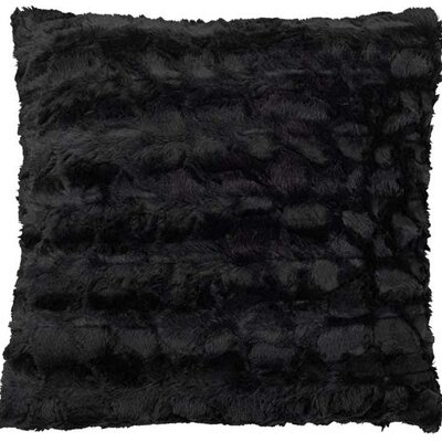 Ukrasni Jastuk Migi 45x45 veštačko krzno crna