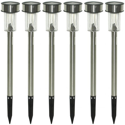 LED ubodne solarne baštenske lampe pakovanje 6 komada