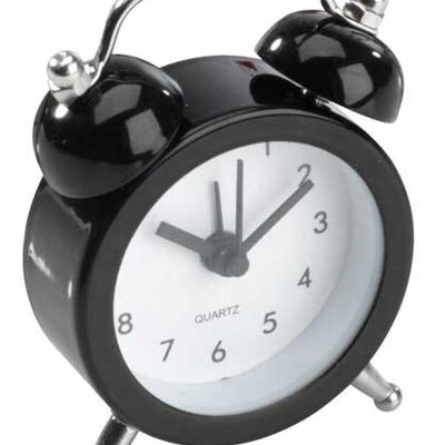 Budilnik Rio Stoni Sat crna