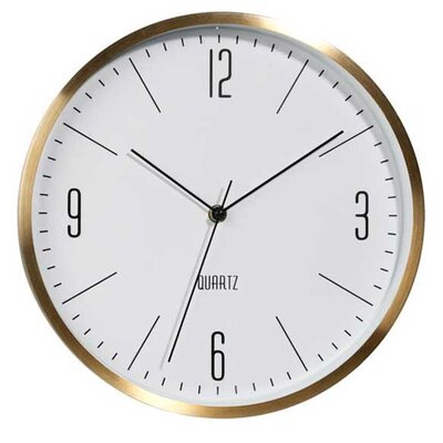 Zidni Sat Heli prečnik 30cm mesing