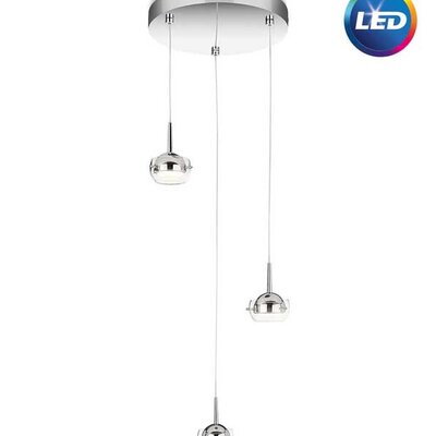 LED Luster Visilica Philips Cypress 53223/11/16 DR012