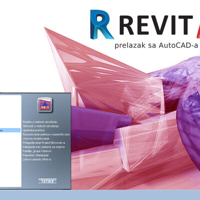 Multimedijalni kurs Revit – prelazak sa AutoCAD-a