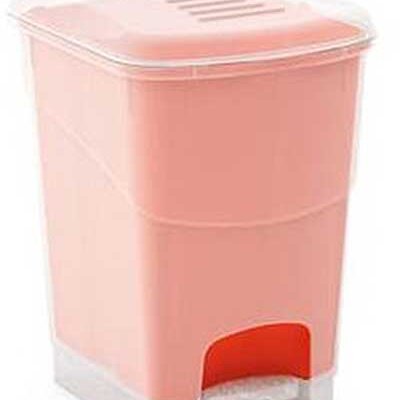 KIS Kanta za smeće Koral bin 26x34x41cm 20L providna-narandžasta