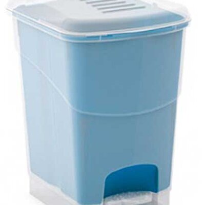 KIS Kanta za smeće Koral bin 26x34x41cm 20L providna-plava