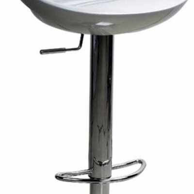 Barska Stolica Metal-Plastika Srebrna