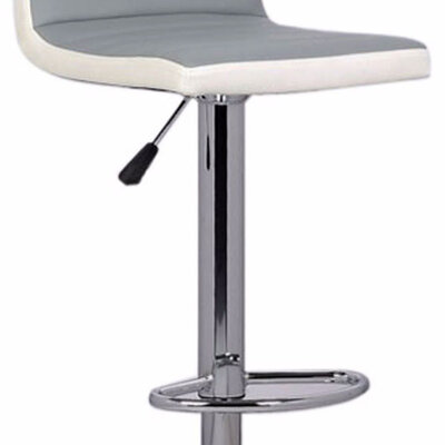 Barska Stolica Hrom-EKO Koža Grey-White