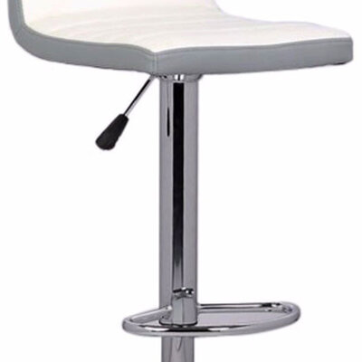 Barska Stolica Hrom-EKO Koža White-Grey