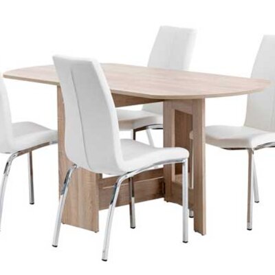 Trpezarijska garnitura Lobin Sto i 4 bele