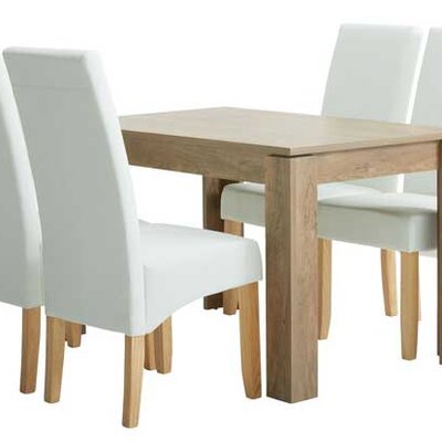 Trpezarijska garnitura Videj Sto i 4 stolice krem