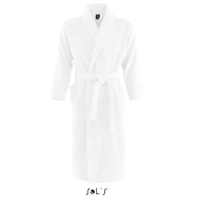 Sols Pamučni bade mantil Palace White veličina S 89100