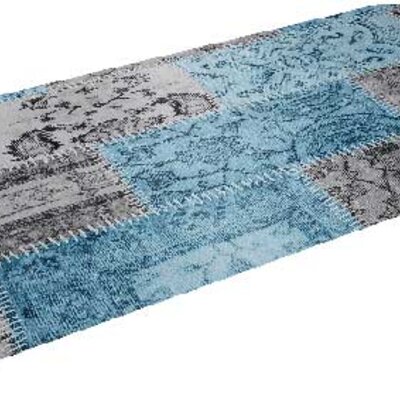 Prostirka za kupatilo Patchwork  60x100 plava