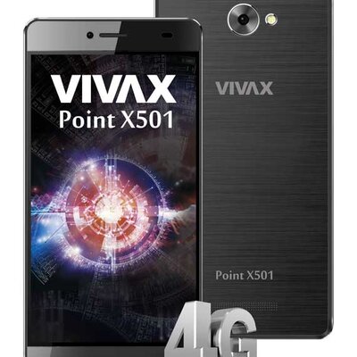 Mobilni telefon Vivax Smart Point X501 black