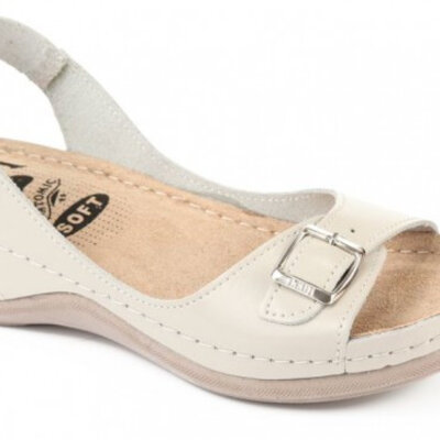 Ledi anatomic kožne sandale bež 39