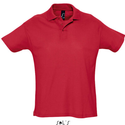 Sols Muška polo majica Summer II Red veličina L 11342