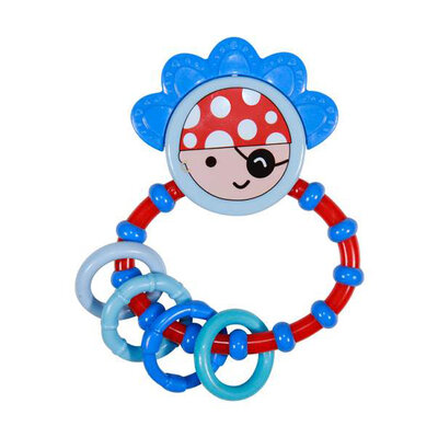 Lorelli Zvečka za bebe Prstenovi - gusar, cvetić, leptirić