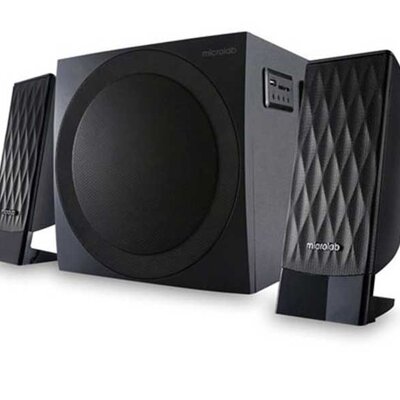 Microlab M300U 2.1 zvučnici FM Radio USB SD