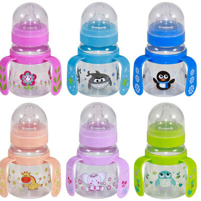 Lorelli Flašica za bebe 4989 125ml - sa ručicama i širokim grlom