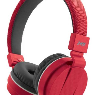 Slušalice sa mikrofonom MS Beat 2 crvene