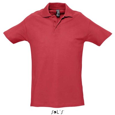 Sols Polo majica za muškarce Spring II Red veličina M 11362