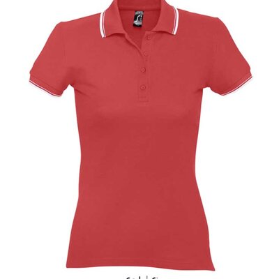 Ženska polo majica Sols Practice Women Red veličina XL 11366