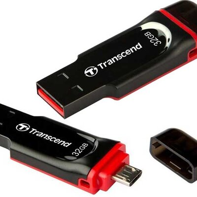 USB Flash Memorija USB+MicroUSB Transcend Jet Flash TS32GJF340 32GB