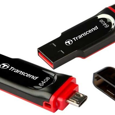 USB Flash Memorija Transcend Jet Flash USB A+microB TS64GJF340 64GB