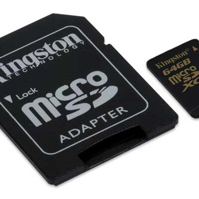 Gold Micro SD memorijska kartica sa adapterom 64GB Kingston SDCG/64GB