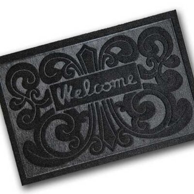 Otirač Basalto Ornament Black 40x60cm 40602