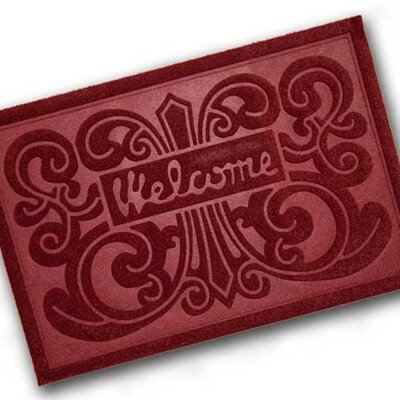 Otirač Basalto Ornament Red 40x60cm 40603