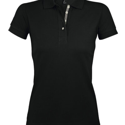 Sols Ženska majica sa kragnom i kratkim rukavima vel. S Portland Women Black 00575