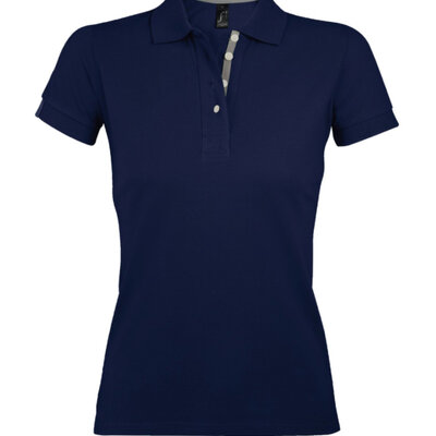 Sols Ženska majica sa kragnom i kratkim rukavima vel. XS Portland Women French Navy 00575