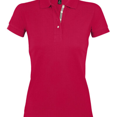 Sols Ženska majica sa kragnom i kratkim rukavima vel. XL Portland Women Red 00575