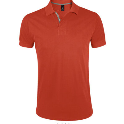 Sols Portland Muška majica sa kragnom vel. S Burnt Orange 00574